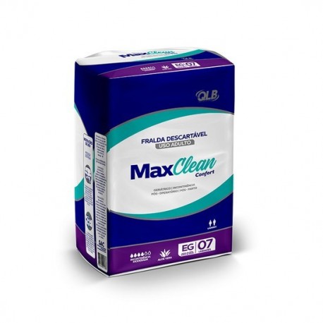 FRALDA GERIATRICA EG PC/7 MT/6 - MAX CLEAN