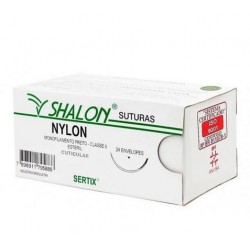 NYLON PRETO 4-0 C/AG 2,5 CX/24 - SHALON