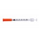 UNID SERINGA INSULINA 0,3ML C/AG FIXA 6X0,25 31G CX/100 - UNIQMED