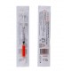 UNID SERINGA INSULINA 0,3ML C/AG FIXA 6X0,25 31G CX/100 - UNIQMED