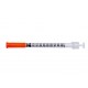 UNID SERINGA INSULINA 0,5ML C/ AG FIXA 5X0,23 32G CX/100 - UNIQMED