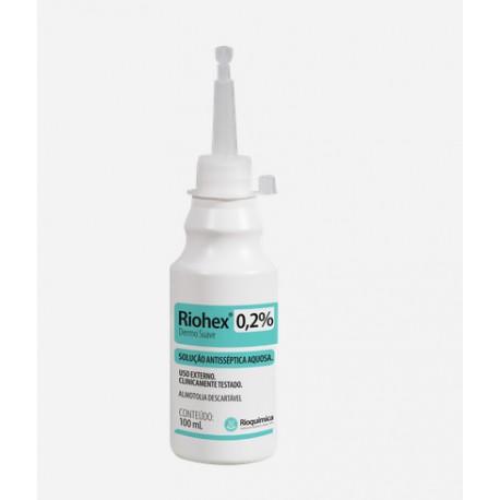 CLOREXIDINA AQUOSA 0,2% 100ML (RIOHEX) MT/30 - RIOQUIMICA