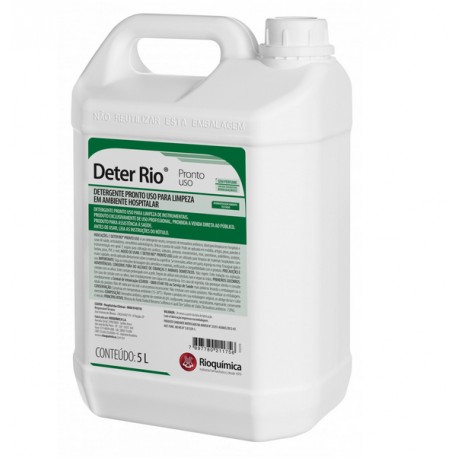 DETERGENTE LIMPEZA HOSPITALAR 5L (DETER RIO) MT/4 - RIOQUIMICA