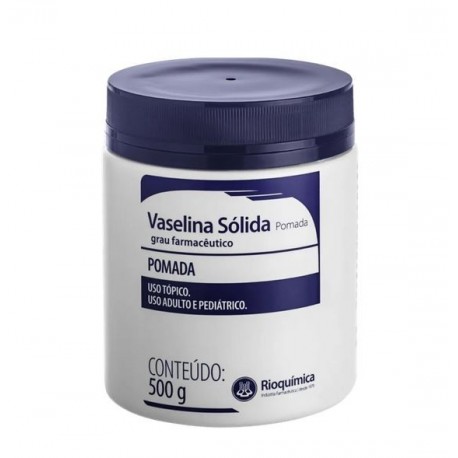 VASELINA SOLIDA POMADA 500G MT/12 - RIOQUIMICA