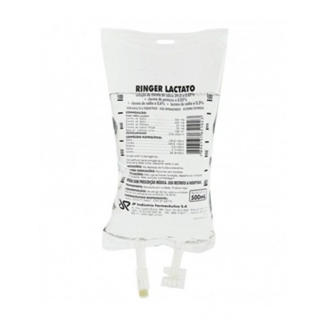 RINGER C/ FISIOLOGICO BOLSA 500ML MT/20 - JP