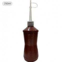 ALMOTOLIA 250ML MARROM BICO RETO - JPROLAB
