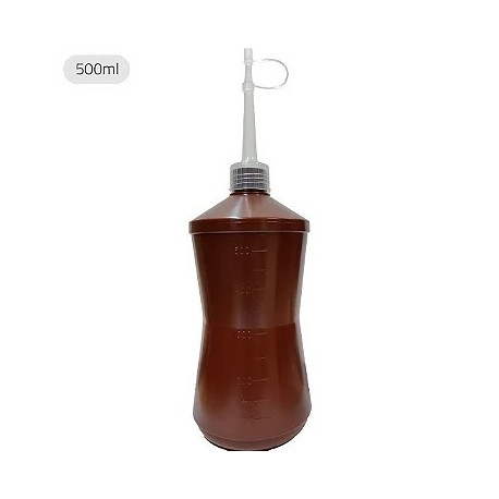 ALMOTOLIA 500ML MARROM BICO RETO - JPROLAB
