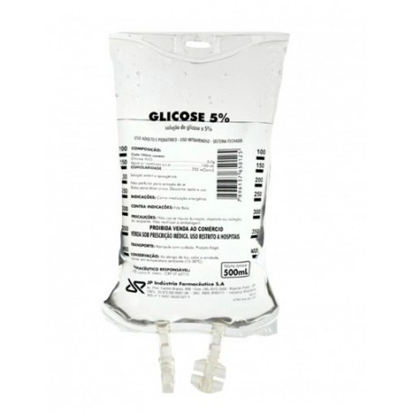 SORO GLICOSE 5% BOLSA 500ML MT/20 - JP