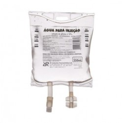 AGUA PARA INJETAVEIS BOLSA 250ML MT/35 - JP