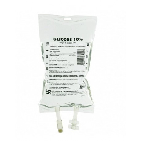 SORO GLICOSE 10% BOLSA 500ML MT/20 - JP