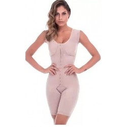 1636 - REGATA C/ REF. PEITO SHORTS F. FRONTAL BEGE P - BIOBELA