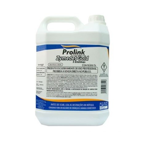 DETERGENTE ENZIMATICO 5 ENZIMAS 5L (ZYMEDET) MT/4 - PROLINK