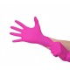 LUVA NITRIL S/PO ROSA PP CX/100 - MEDIX
