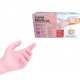 LUVA NITRIL S/PO ROSA PP CX/100 - DESCARPACK