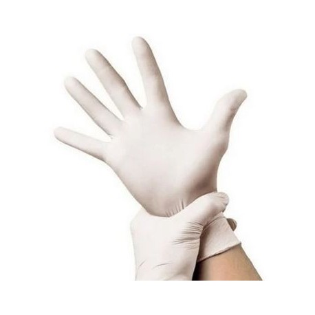 LUVA USO GERAL LATEX C/PO M CX/100 - LEMGRUBER