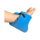 152 - FORRACAO ORTOPEDICA PROTETOR P/ CALCANHAR CX DE OVO EM ESPUMA AZUL - AQUASONUS