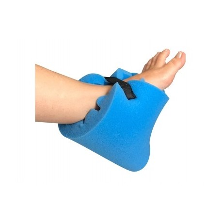 152 - FORRACAO ORTOPEDICA PROTETOR P/ CALCANHAR CX DE OVO EM ESPUMA AZUL - AQUASONUS
