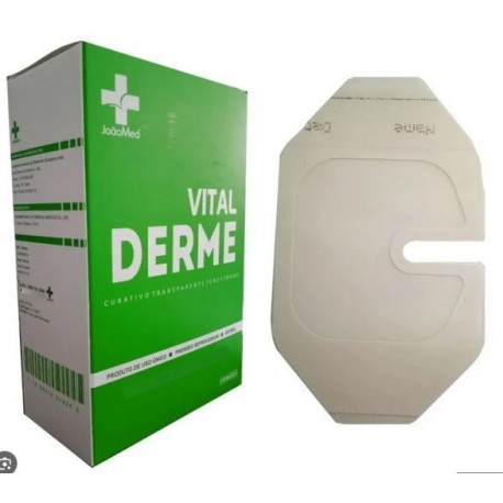CURATIVO TRANSPARENTE 6X7CM E. FENESTRADO CX/100 - VITALDERME