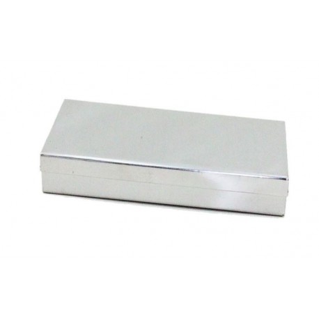 EST003F - ESTOJO ACO INOX LISO 18X8X2CM - ACONOX