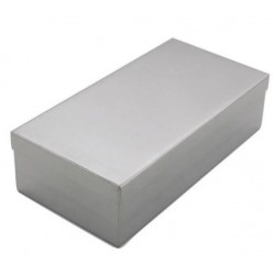 EST011F - ESTOJO ACO INOX LISO 26X12X6CM - ACONOX