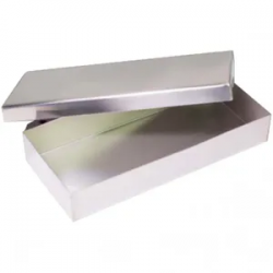 EST032F - ESTOJO ACO INOX LISO 18X6X3,5CM - ACONOX