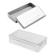 EST091 - ESTOJO ACO INOX LISO 15,5X7X5CM - ACONOX