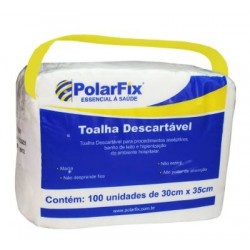 TOALHA DESCARTAVEL NE 30X35 PC/100 MT/8 - POLAR FIX