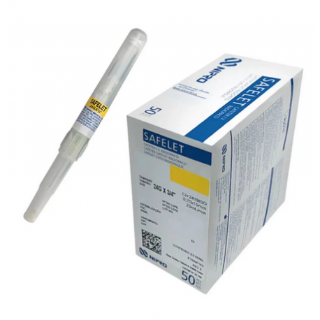 UNID CATETER 24G AMARELO MT/200 - NIPRO