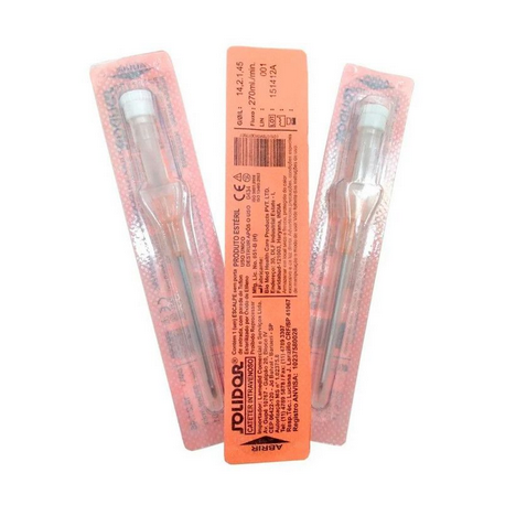 UNID CATETER 14G LARANJA CX/50 - SOLIDOR