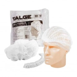 TOUCA COM ELASTICO C/100 BRANCA - TALGE