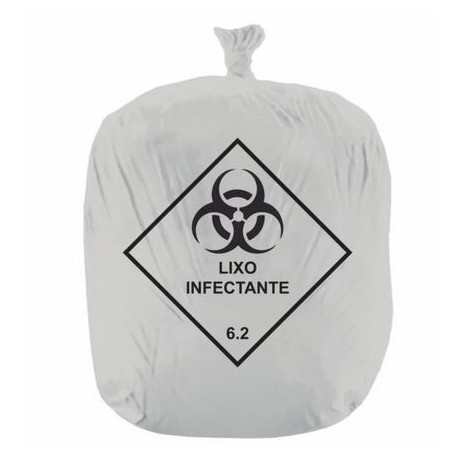 SACO LIXO HOSPITALAR 60L 0,4M PC/100