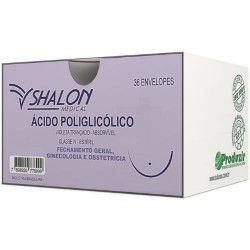 AC POLIGLICOLICO 4-0 C/AG 2,5 CX/36 (DIGESTIVO) - SHALON