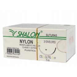 NYLON INCOLOR 4-0 C/AG 2,0 CX/24 - SHALON