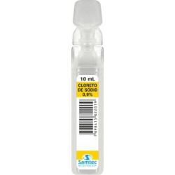 CLORETO DE SODIO 0,9% AMP 10ML CX/200 - SAMTEC