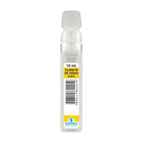 CLORETO DE SODIO 0,9% AMP 10ML CX/200 - SAMTEC