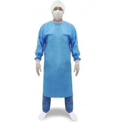 AVENTAL CIR EST DESC G AZUL C/ TOALHA - POLAR FIX