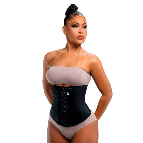 1643 - CINTA CURTA C/ 8 BARBATANAS PRETA P - BIOBELA