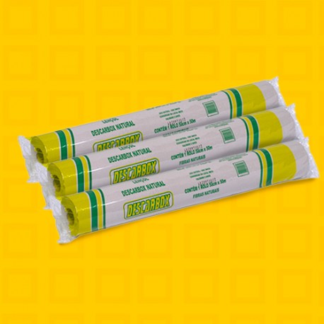 PAPEL LENCOL HOSPITALAR 50X50 NATURAL - DESCARBOX