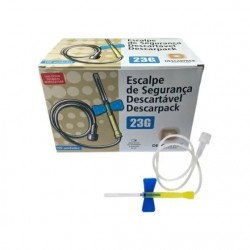 UNID SCALP 23G SEGURANCA - DESCARPACK