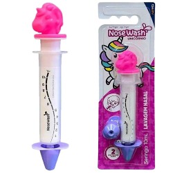 SERINGA P/ LAVAGEM NASAL 10ML UNICORNIO ROSA - NOSEWASH