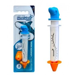 SERINGA P/ LAVAGEM NASAL 10ML TUBARAO AZUL - NOSEWASH