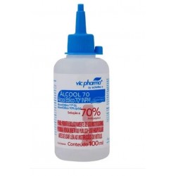 ALCOOL 70 PURO 100ML ALMOTOLIA - VICPHARMA