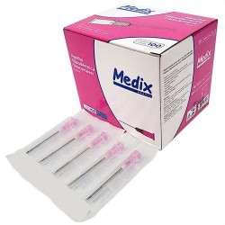 UNID AGULHA 40X1,2 ROSA /1 - MEDIX