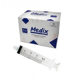 UNID SERINGA 20ML S/AG LL /800 - MEDIX