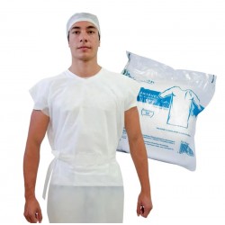 AVENTAL 30GR S/MANGA BRANCO (STANDARD) PC/10 - ANADONA