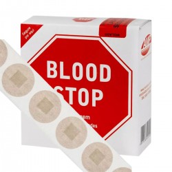 CURATIVO POS COLETA REDONDO BEGE BLOOD STOP - AMP