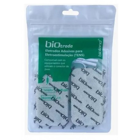ELETRODOS ADESIVOS P/ ELETROESTIMULACAO 5X9CM - BIOLAND
