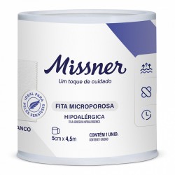 FITA MICROPORE BRANCO 5,0CMX4,5M /9- MISSNER