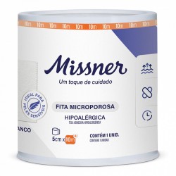 FITA MICROPORE BRANCO 5CMX10M /9- MISSNER