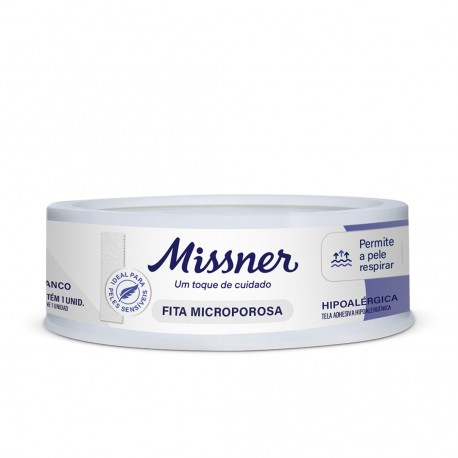 FITA MICROPORE BRANCO 1,2CMX4,5M - MISSNER